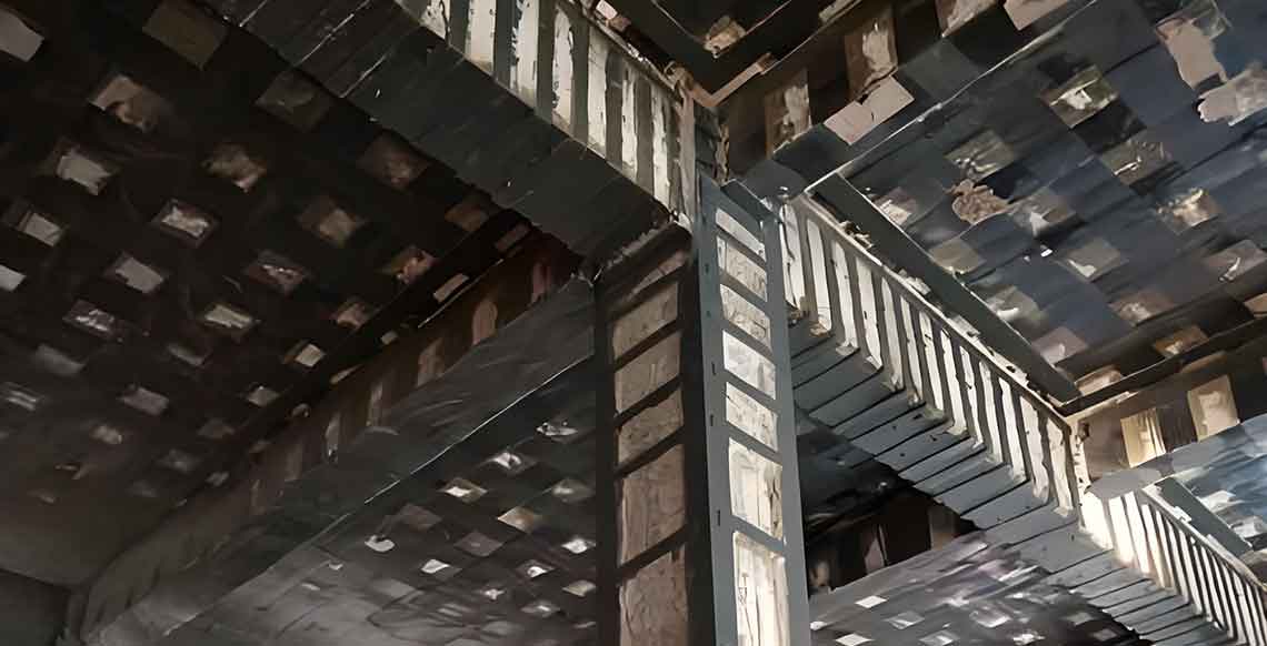 火灾后的房屋加固